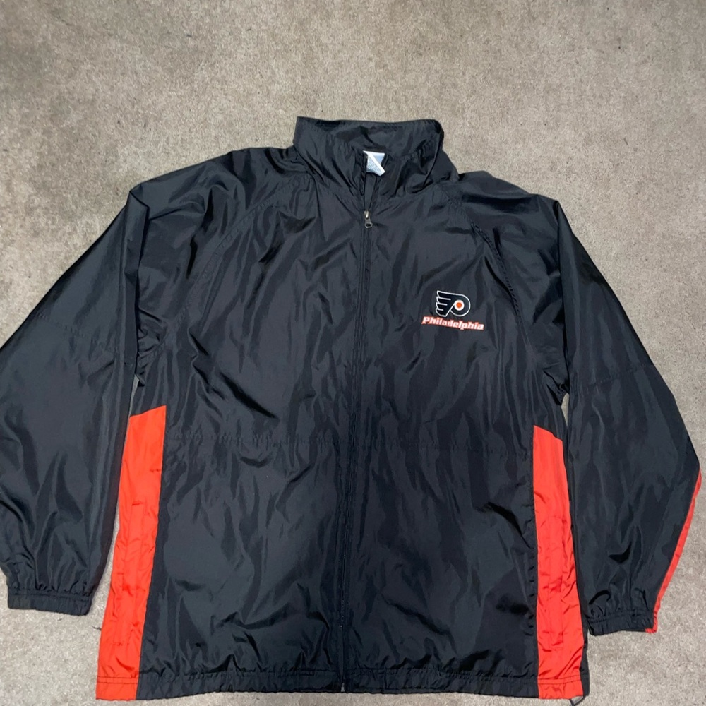 NHL Philadelphia Flyers Zip Up Jacket Men’s Large